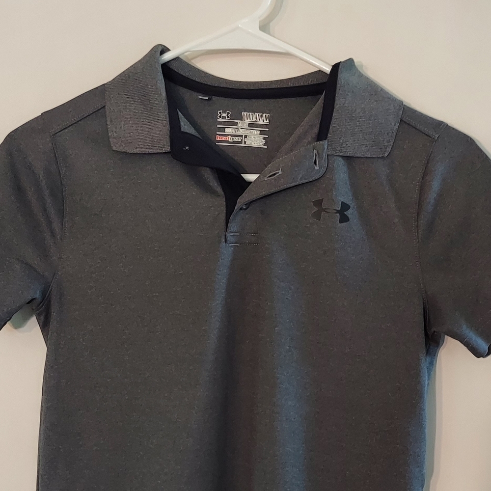 Youth Under Armour Heatgear polo shirt- unisex - Picture 2 of 7